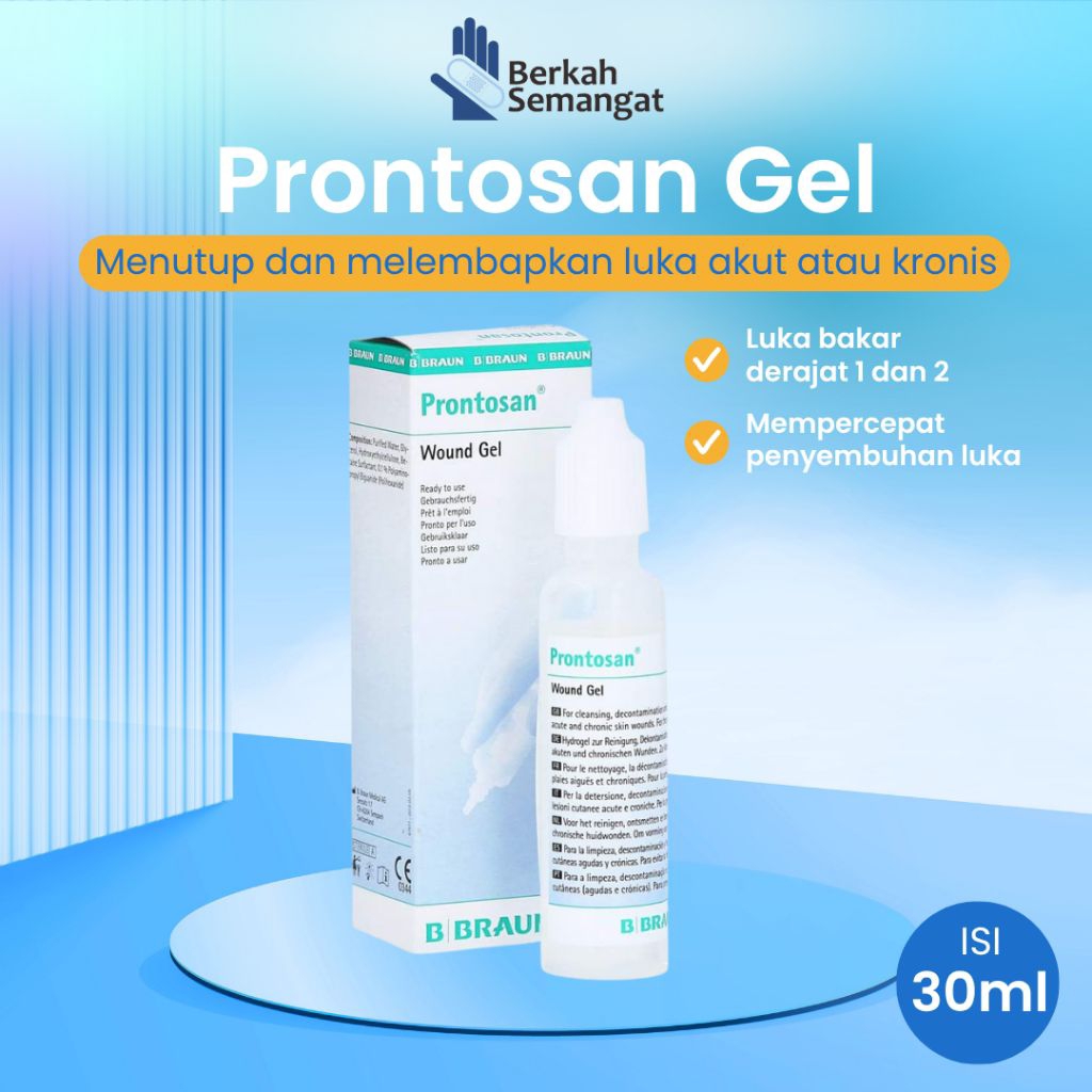 Prontosan Gel / Prontosan 30ml / Prontosal Gel 30 ml / Gel Rawat Luka Diabetes / Nufagro / Nusa Utam