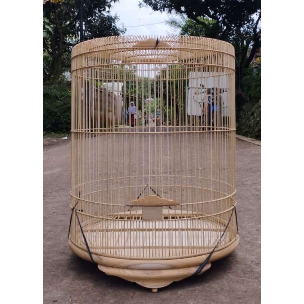 sangkar murai tebok kayu jati super halusan