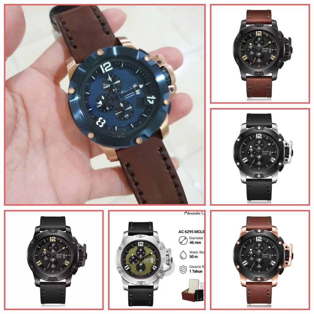 Alexandre Christie Pria Ac 6295 Jam Tangan Pria Alexandre Christie 6295