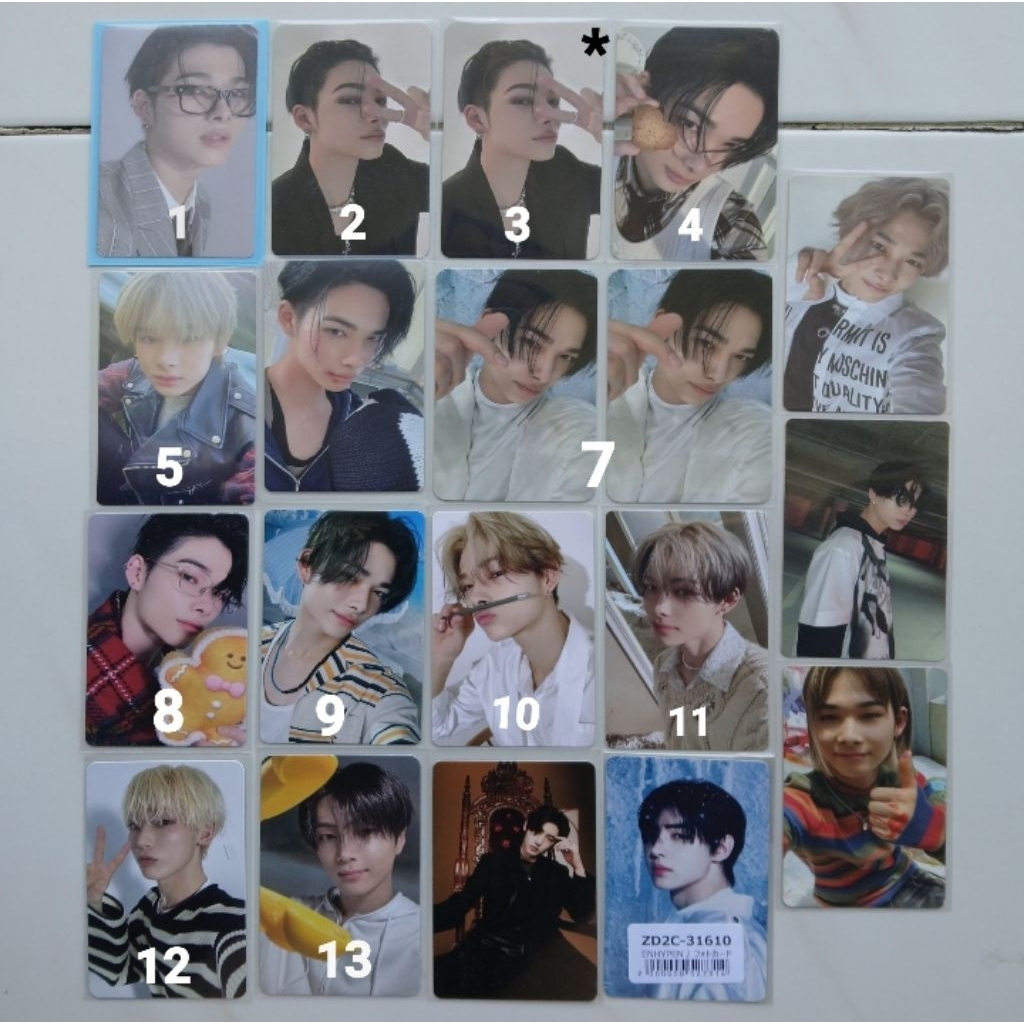 (BACA DESKRIPSI) PHOTOCARD NI-KI OFFICIAL SCHOOM PENSIL GENGMO