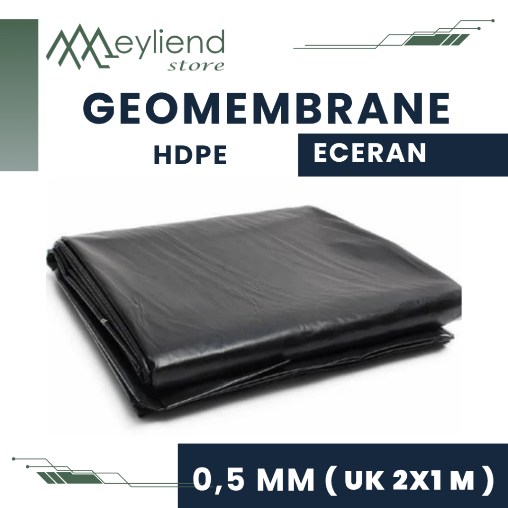 Geomembrane 0,5 mm 2x1 American Standards | Jual Geomembrane Eceran Harga 2 x 1 Meter | Geomembrane 