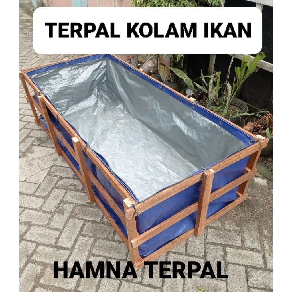 Terpal Kolam Ikan A3 3x1x50 Kolam Terpal Petak