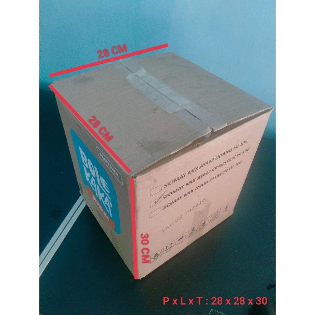 

Kardus Box Karton 28 x 28 x 30 Double Wall Bekas