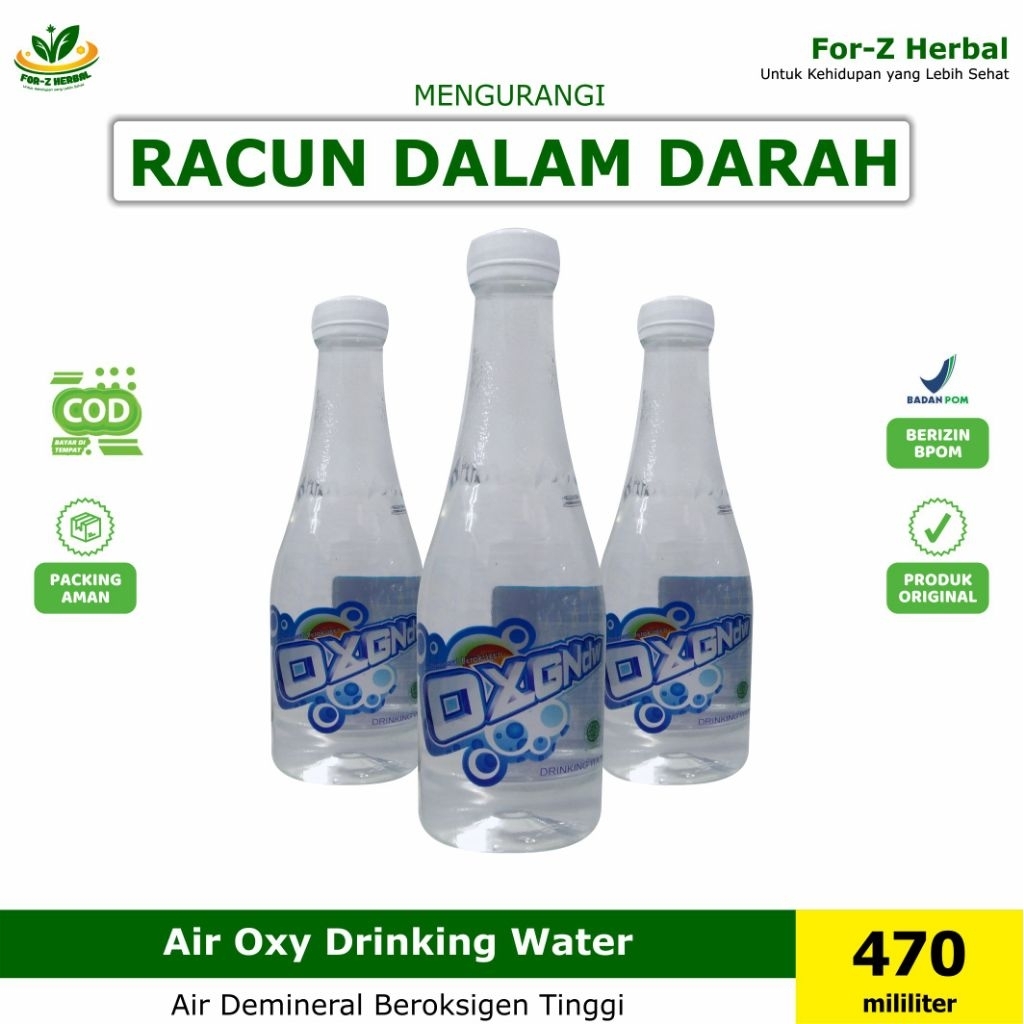 

Air Oxy Oxigndw Drinking Water Air Minum Demineral - 470 ml