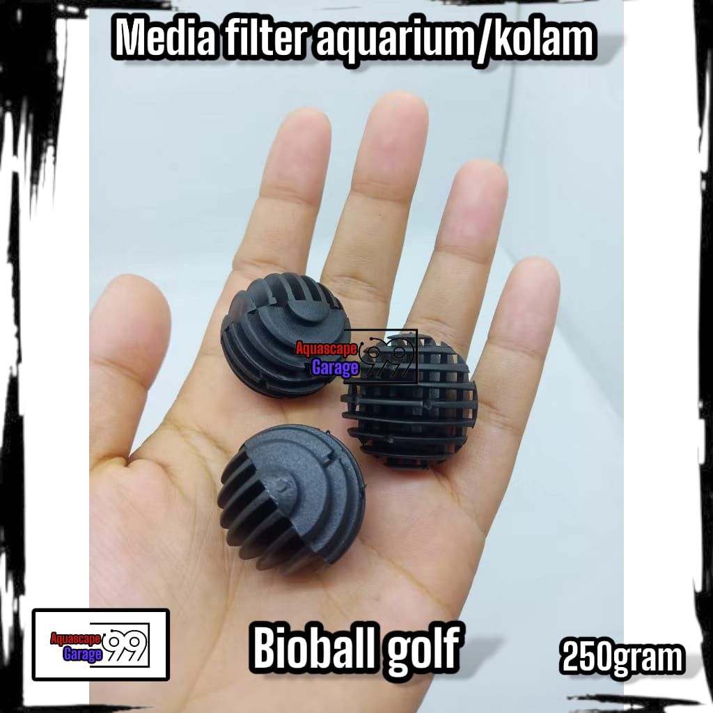 Bioball golf 250 gram / bioball golf /bioball / media filter / media filter aquarium / media filter 