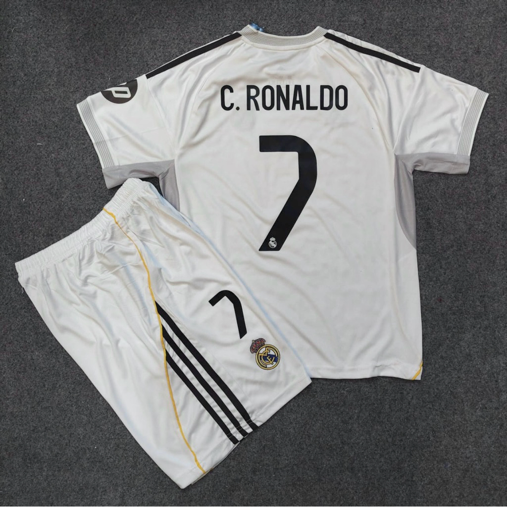 Jersey Setelan Kids M4DR1D 2025/2026 Setelan Bola Anak Seragam Setelan Futsal Sepakbola Sepak Bola A