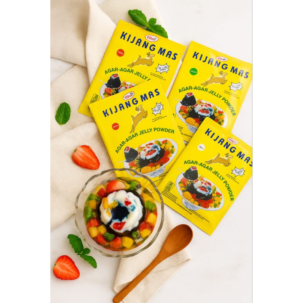 

Agar-Agar kijang Mas Powder / Tepung Agar-Agar Kijang Mas 7 gr