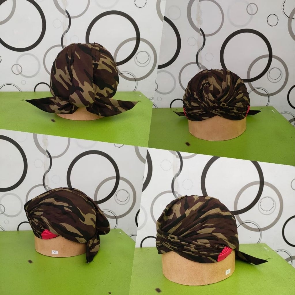 Blangkon alusan senopaten jogja banser full jahit tanpa kertas dan lem bisa cuci dan lipat