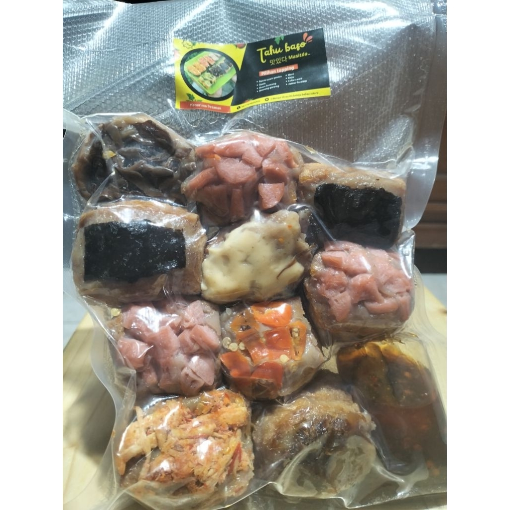 

Tahu Baso aneka topping