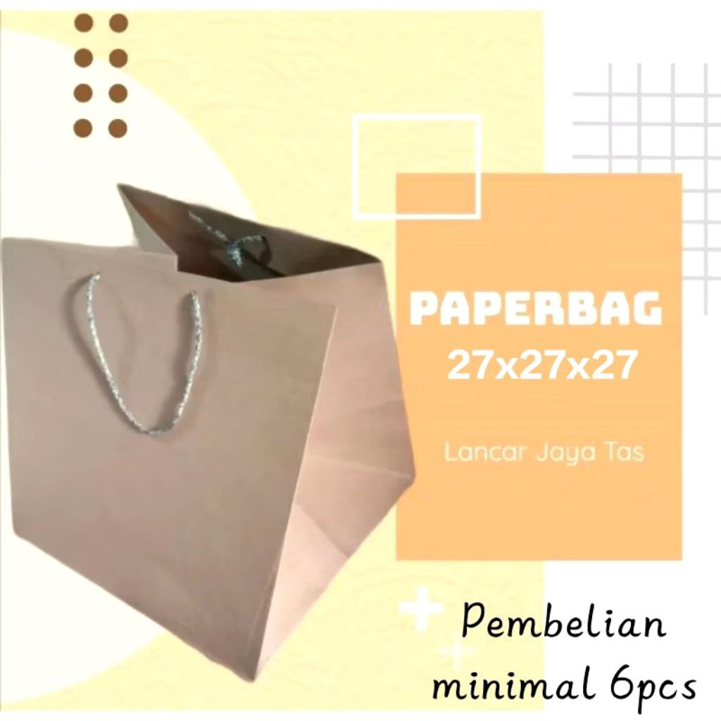

Paperbag 27x27x27 (Jumbo)