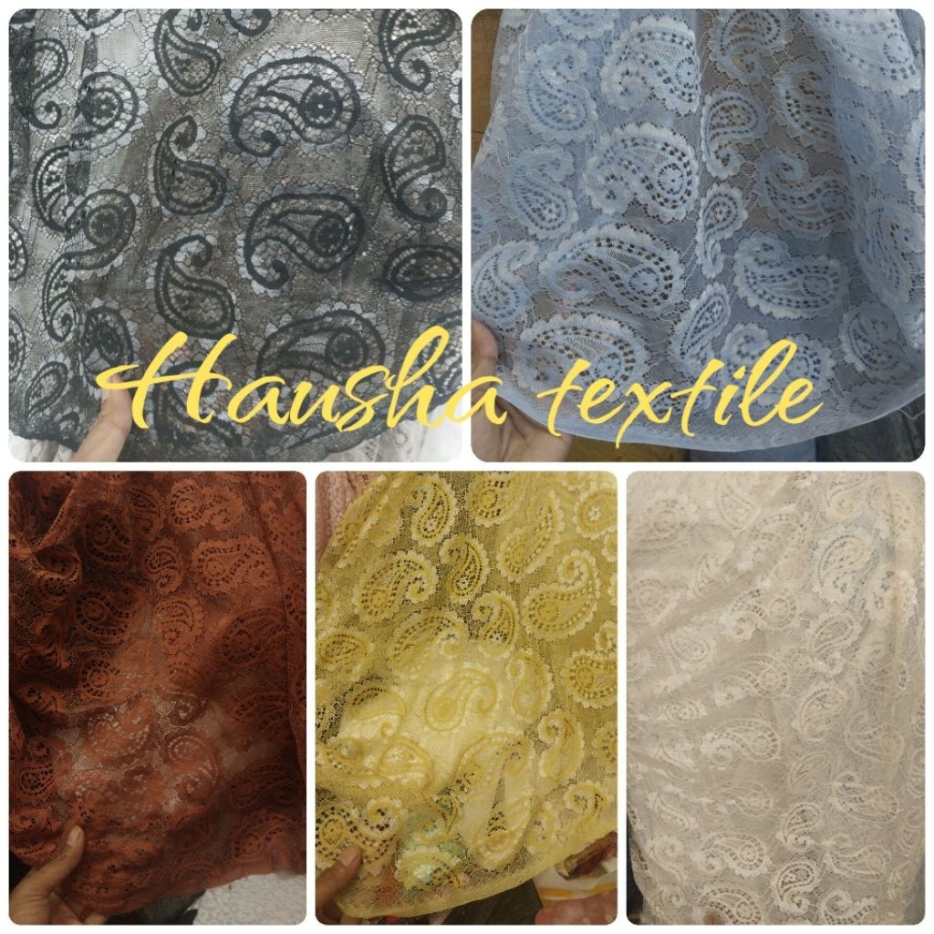 KAIN/BAHAN BRUKAT KATUN/LACE/BRUKAT KEBAYA