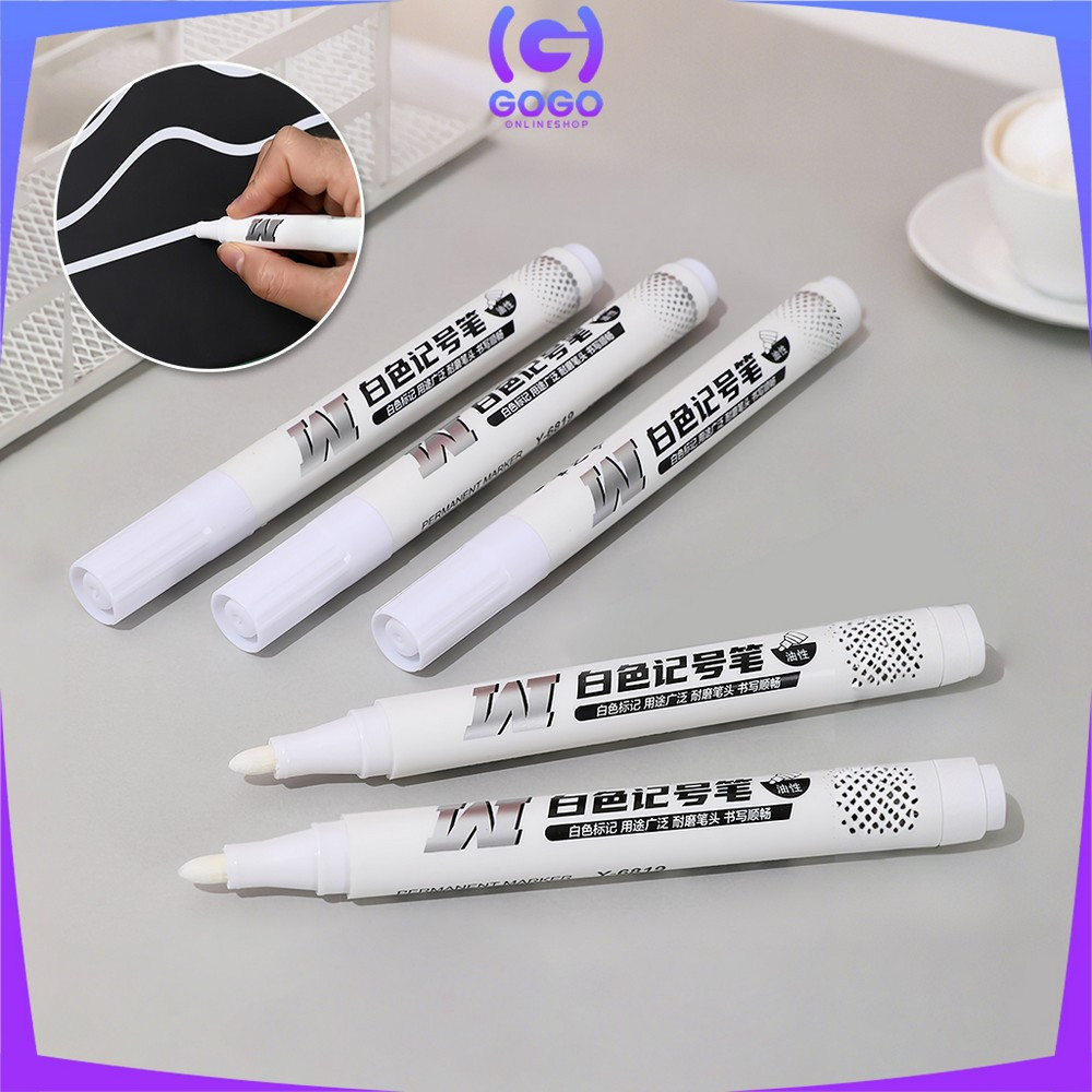 

GOGO-A121 Spidol Putih Pena Graffiti Tinta Permanen Tahan Air Tidak LunturSK-A121 Spidol Putih Pena Graffiti Tinta Permanen Tahan Air Tidak Luntur / Spidol Marker Putih Lukisan Sepidol Waterproof / Spidol Marker Putih Lukisan Sepidol Waterproof