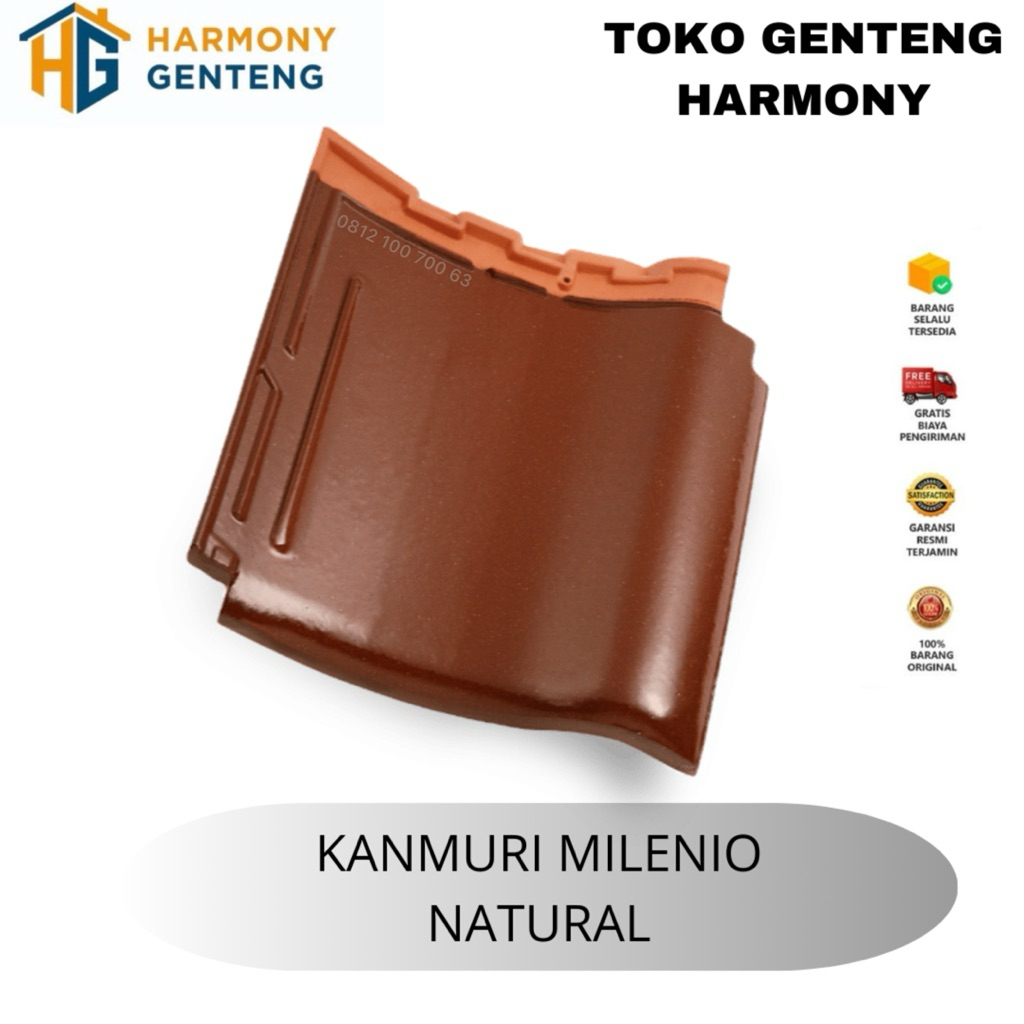 Genteng Kanmuri Milenio Natural