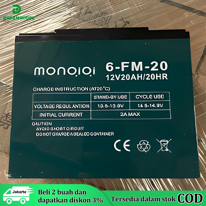 AKI SEPEDA LISTRIK/BATERAI SEPEDA LISTRIK 12V-20AH