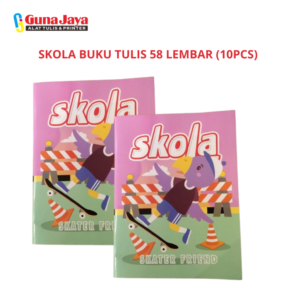 

BUKU TULIS MERK SCOLA - SKOLA 58 LEMBAR 10PCS