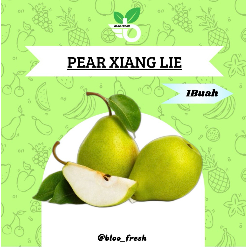 

Buah Pear Yali (Harga Per Buah) - Bloo Fresh (1 Buah/150-250gr) - Pear Putih