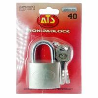 Gembok Nekel ATS 40mm Leher Pendek | Gembok Pager | Kunci Pintu Pagar