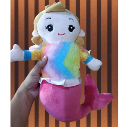 BONEKA MERMAID BAJU RAINBOW / PELANGI (SNI)