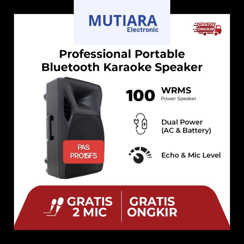 POLYTRON PASPOR 15F5 / PASPOR15F5 SPEAKER PORTABLE