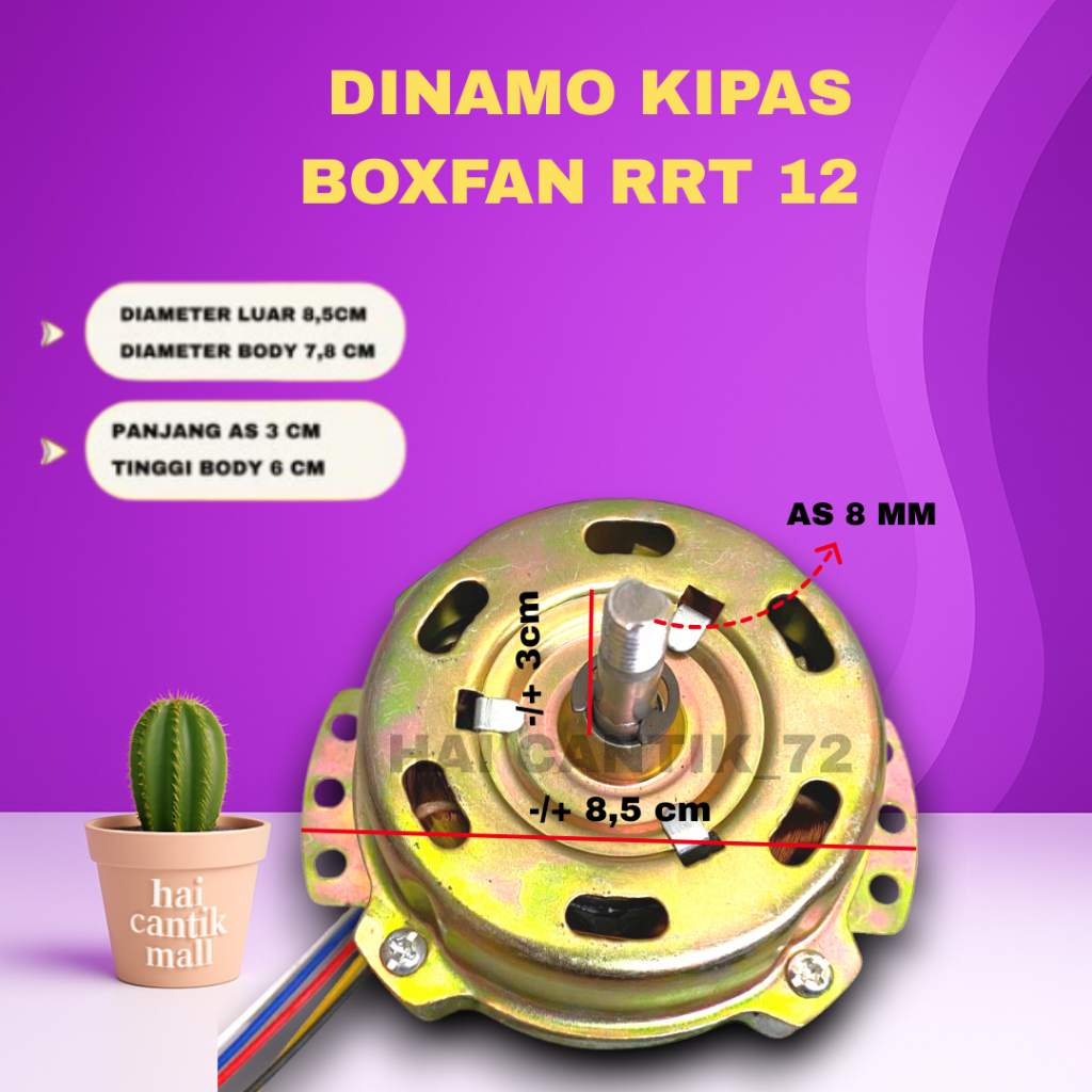 DINAMO BOXFAN KIPAS ANGIN KOTAK 8–12 INCH UNIVERSAL GMC SANEX RRT