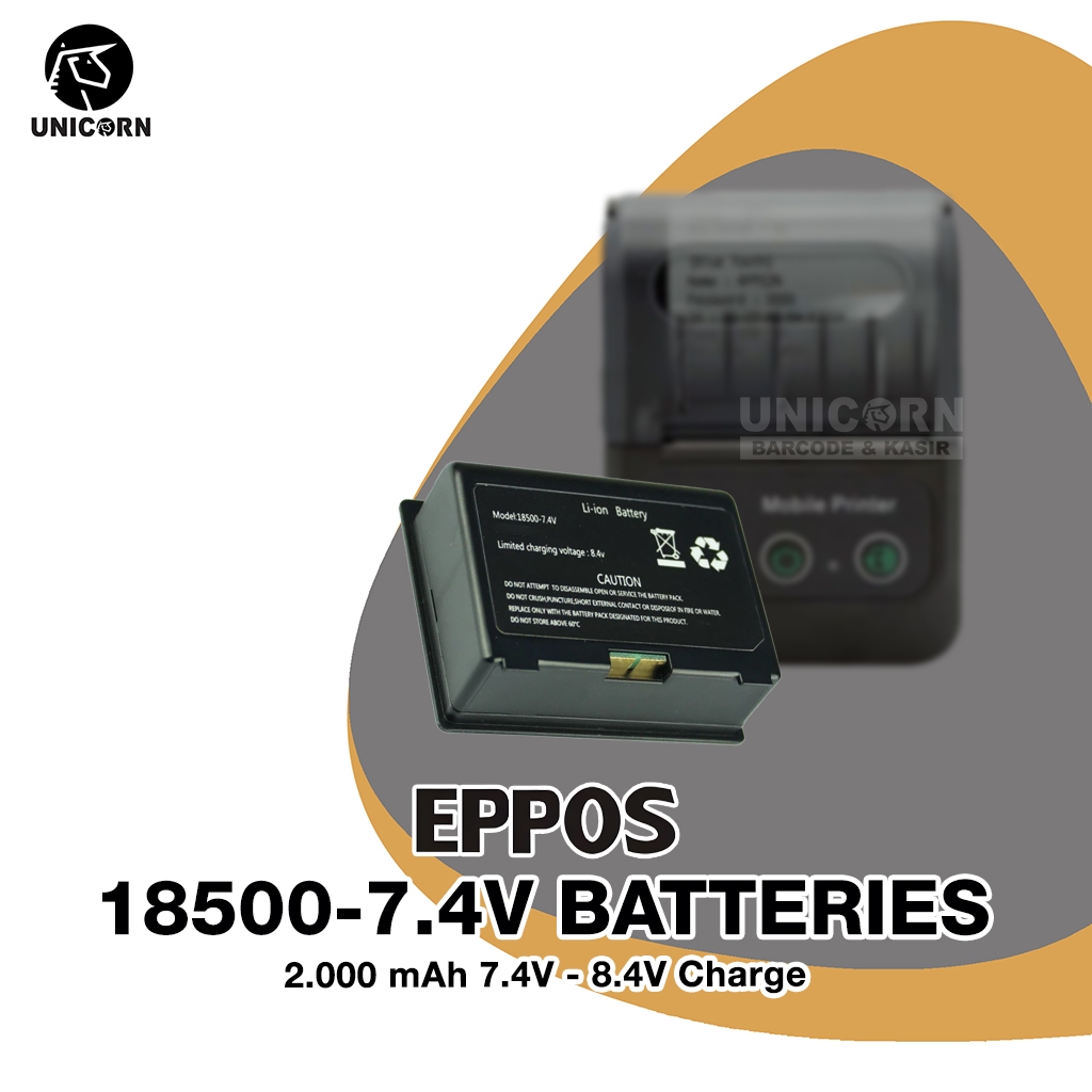 Baterai Battery Mobile Printer Bluetooth Thermal - EPPOS EPX583 EP-X583 EPX-583