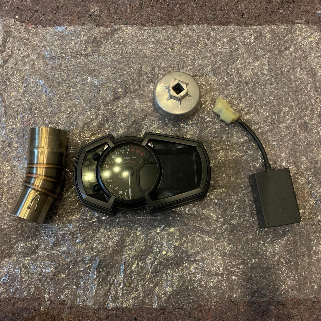 speedometer new ninja 250 fi bonus scanner injeksi dan kunci filter oli