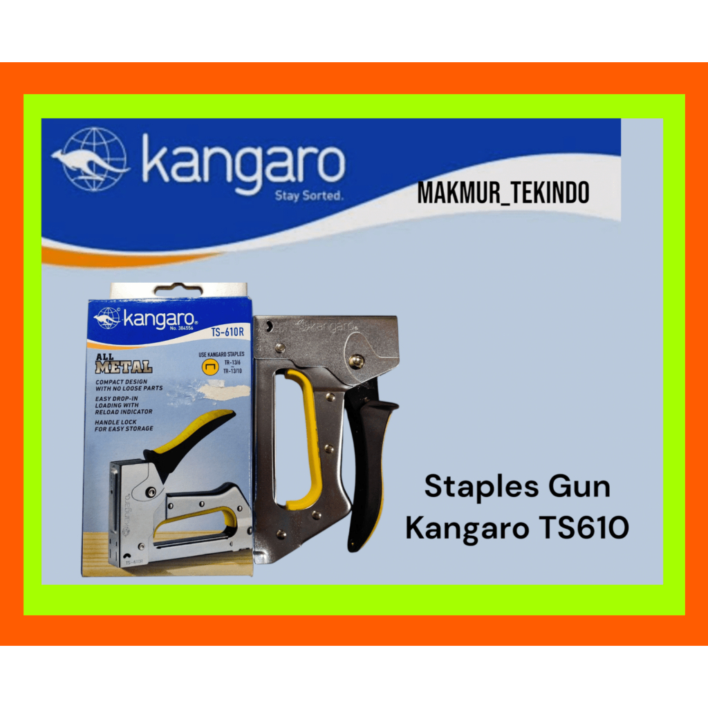 

Kangaro Staples Gun TS610#Gun Tracker Kangaroo TS610