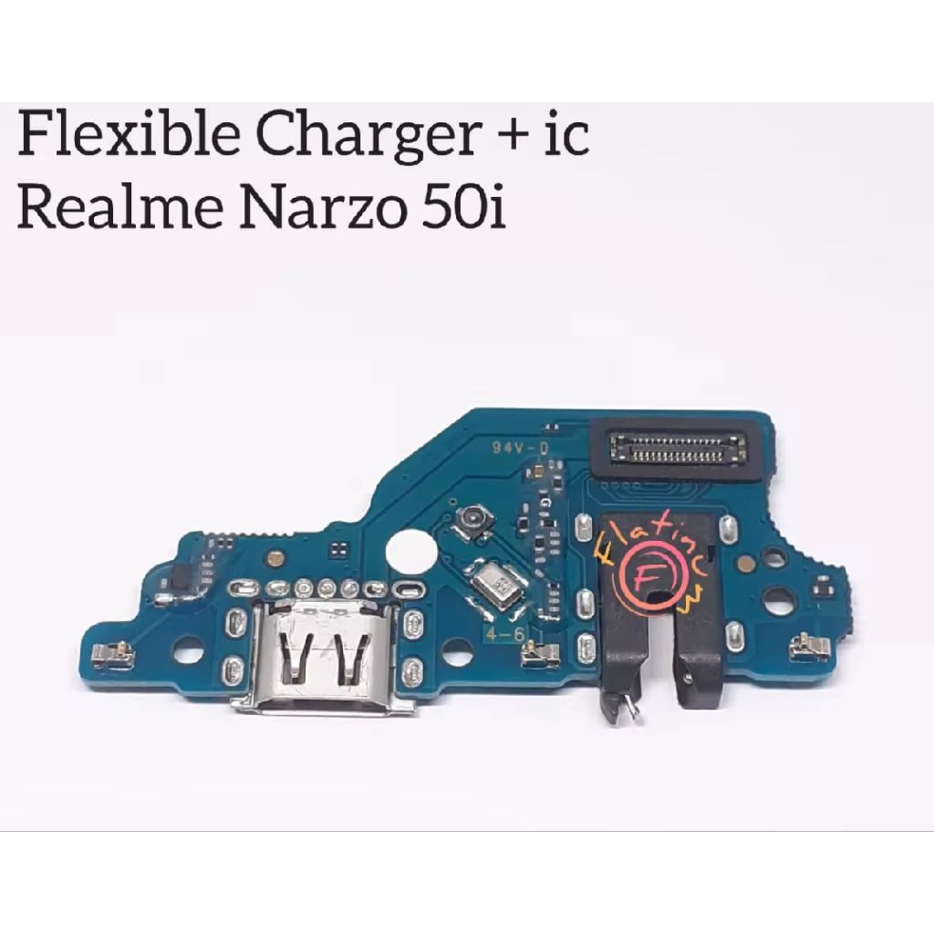 Papan cas konektor cas connector charger Realme narzo 50i Original