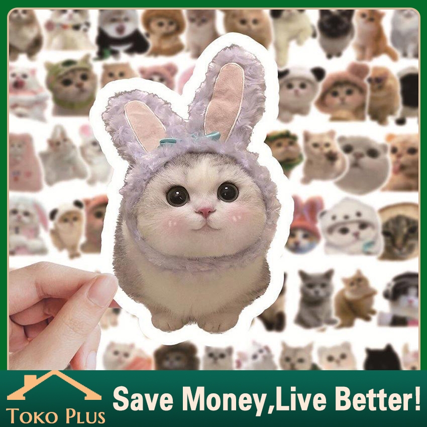 

100Pcs Sticker Pack Meme Kucing Anjing Lucu Aesthetic Paper Vinyl Waterproof Dekorasi Stiker Laptop Buku Journal Koper / Stiker Laptop HP Aesthetic Paper Vinyl Waterproof untuk Sticker Buku Jurnal Koper Casing HP Tumbler Sticker