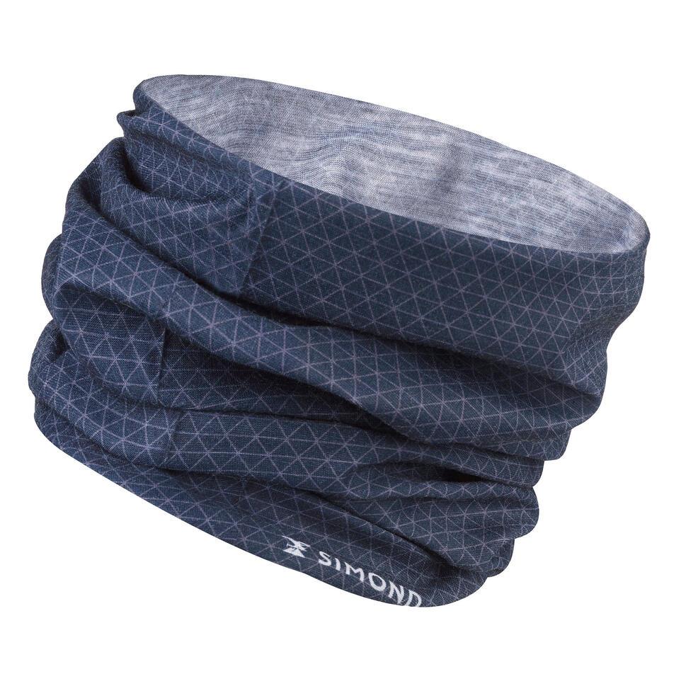 Decathlon SIMOND Buff Masker Serbaguna Neck warmer Mountaineering - Biru Navy Bandana Serbaguna  Mou