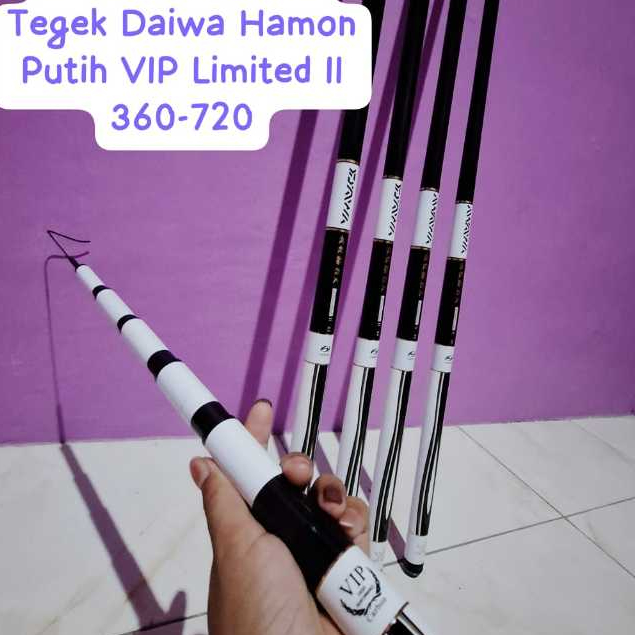 Joran Tegek Daiwa Hamon Putih VIP Carbon Terbaru 720