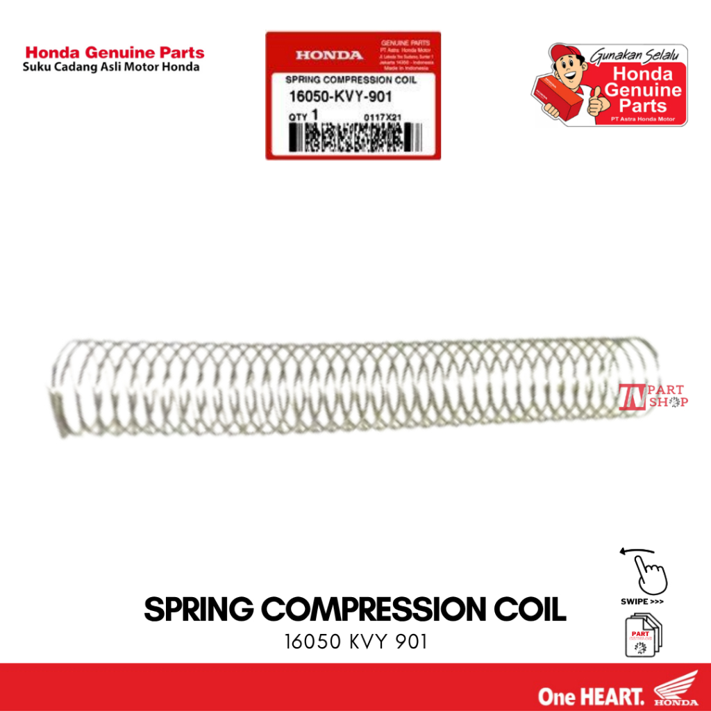 Per Vakum Karburator (Spring Compression Coil) – BeAT & Spacy Karbu / 16050-KVY-901