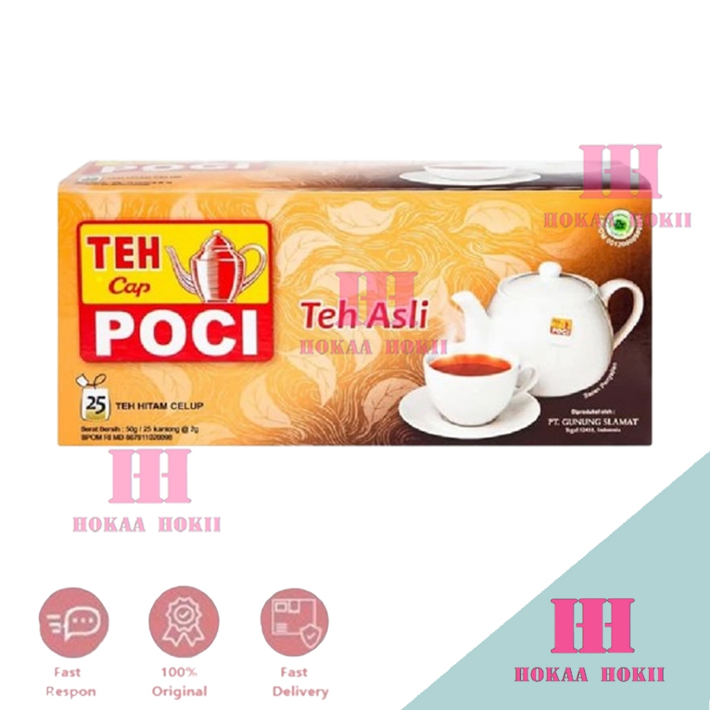 

Teh Celup Cap Poci Wangi Teh Asli 25 Bags