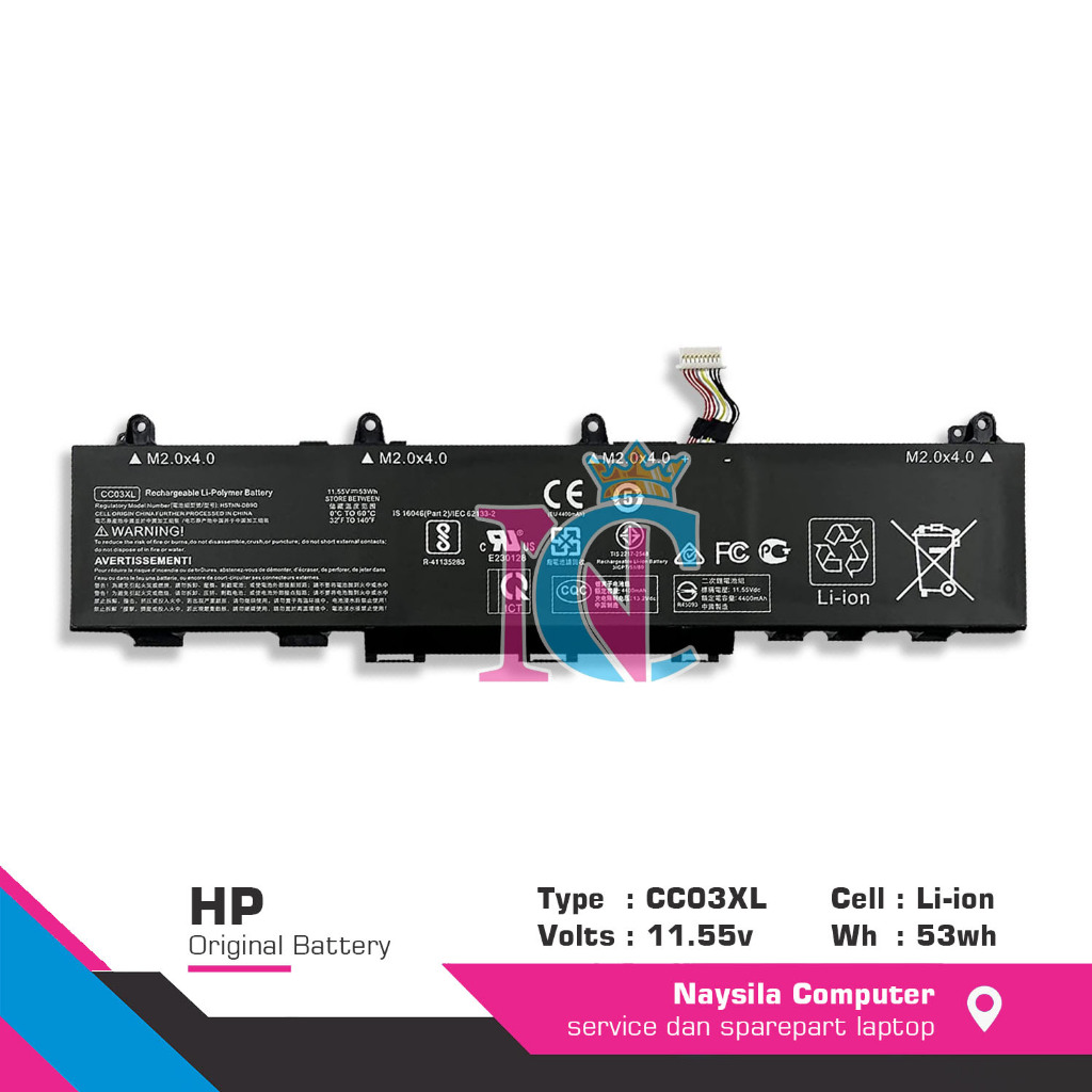 Baterai CC03XL HP MT32 MT46 Mobile Thin Client, ProBook 635 Aero G7 G8