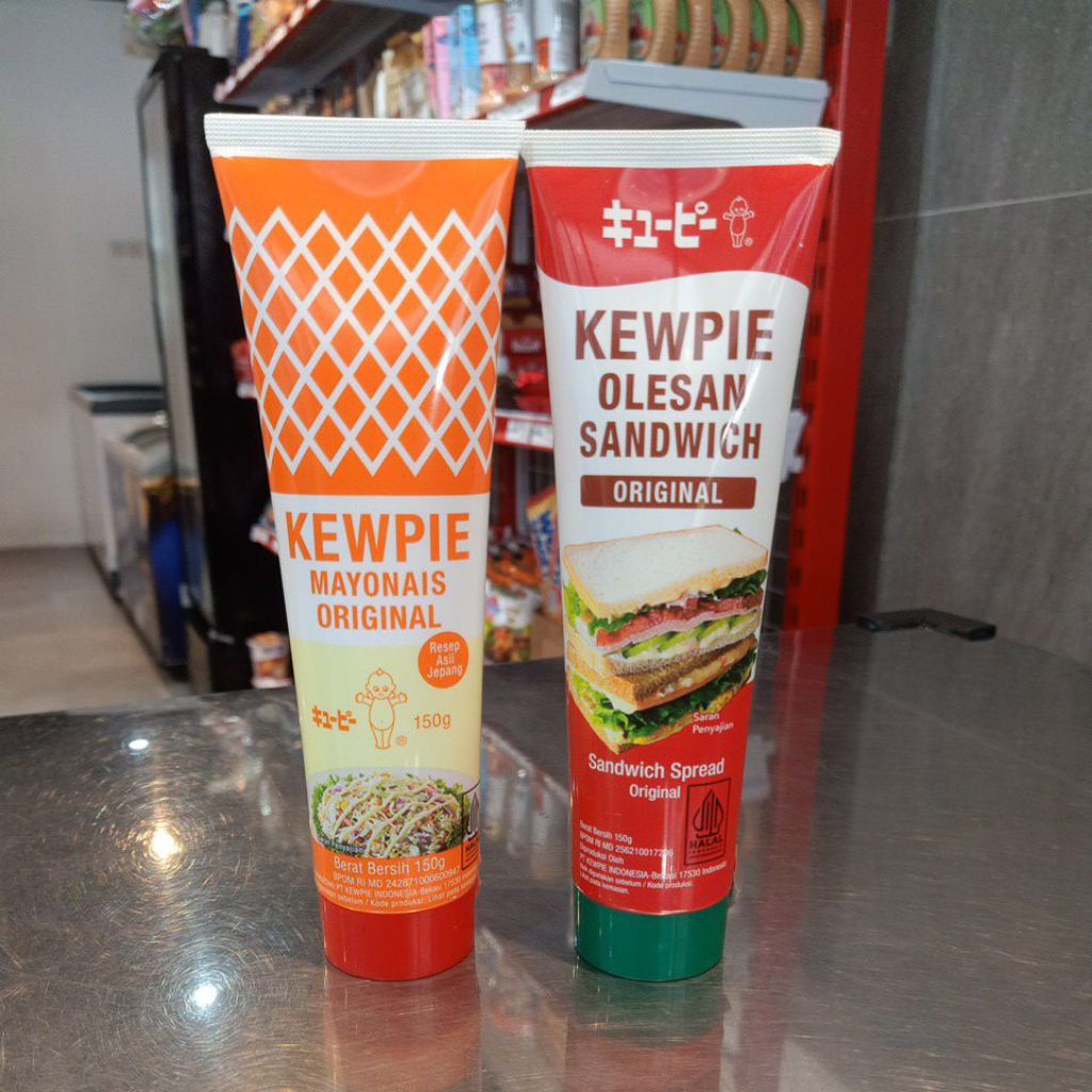 

kewpie tube sesuai standar pangan, olesan sandwich original, mayonaise original resep asli jepang