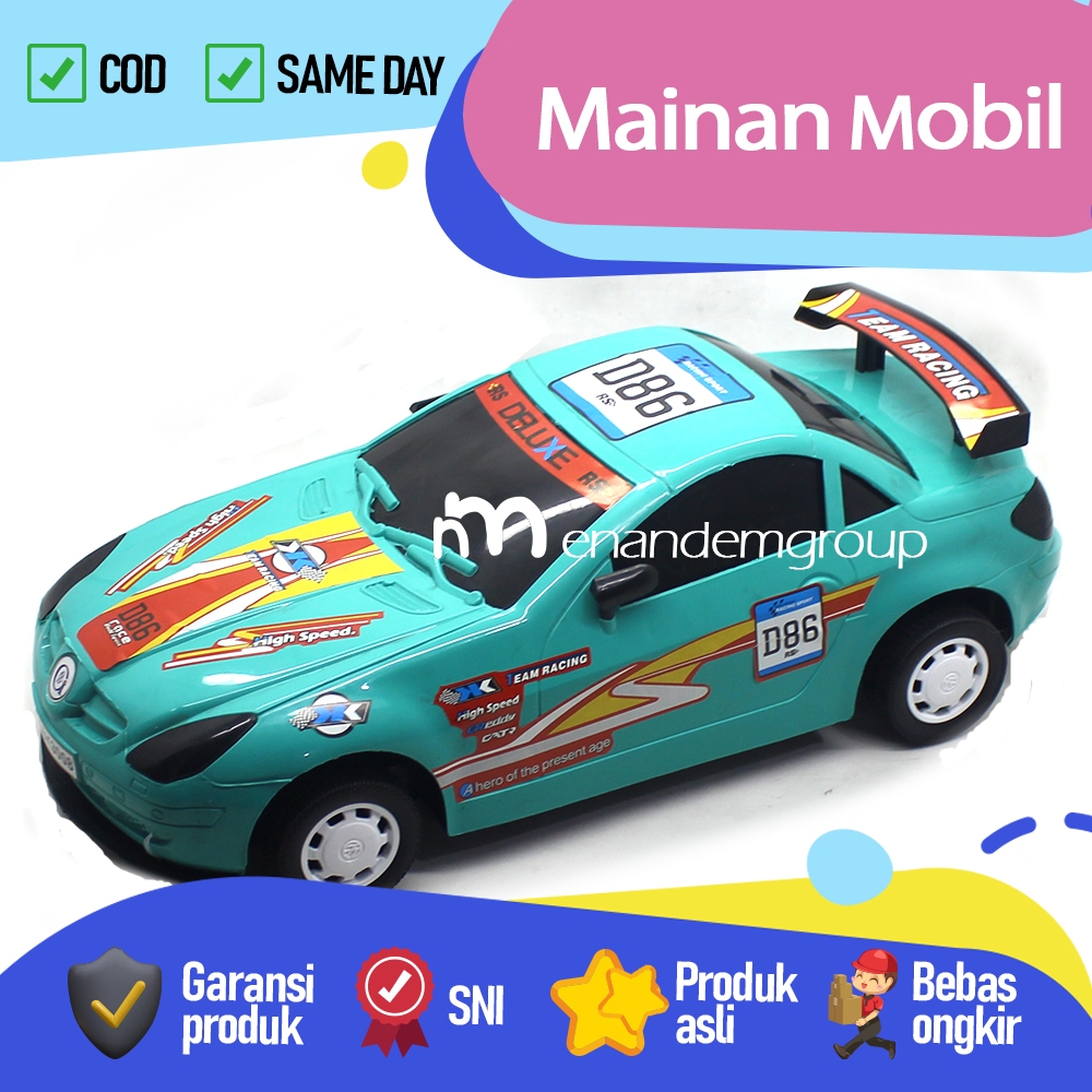 Mainan Anak Mobil Mobilan Sedan Balap Berjalan Inersia