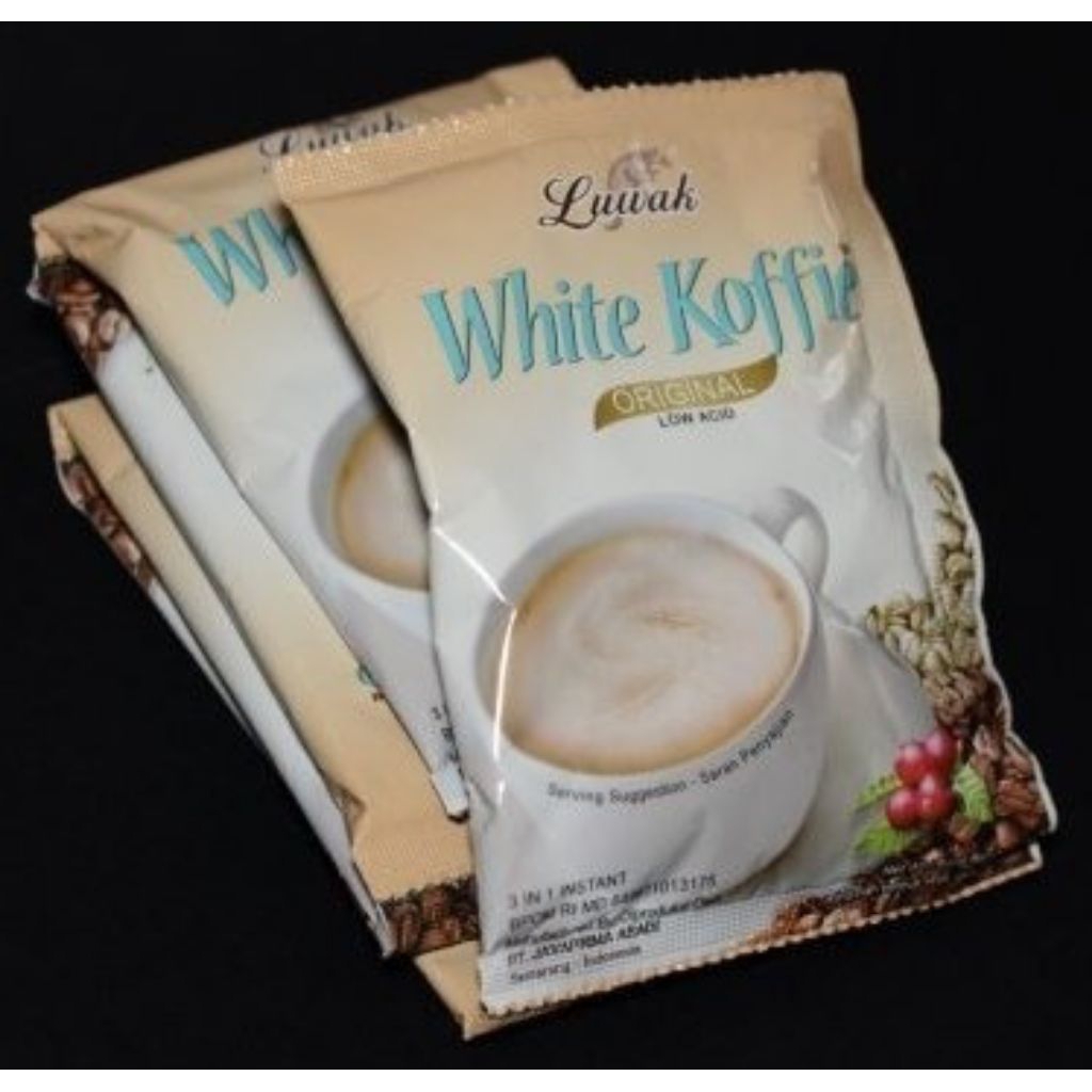

KOPI LUWAK WHITE KOFFIE 1DUS ISI 12 RENCNG 120 PCS