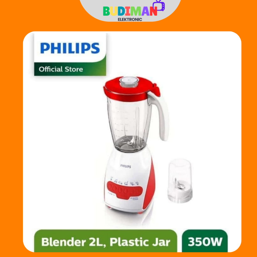 PHILIPS BLENDER PLASTIK / PHILIPS BLENDER PLASTIK 2 LITER HR 2115 HR-2115 HR2115 GARANSI 2 TAHUN