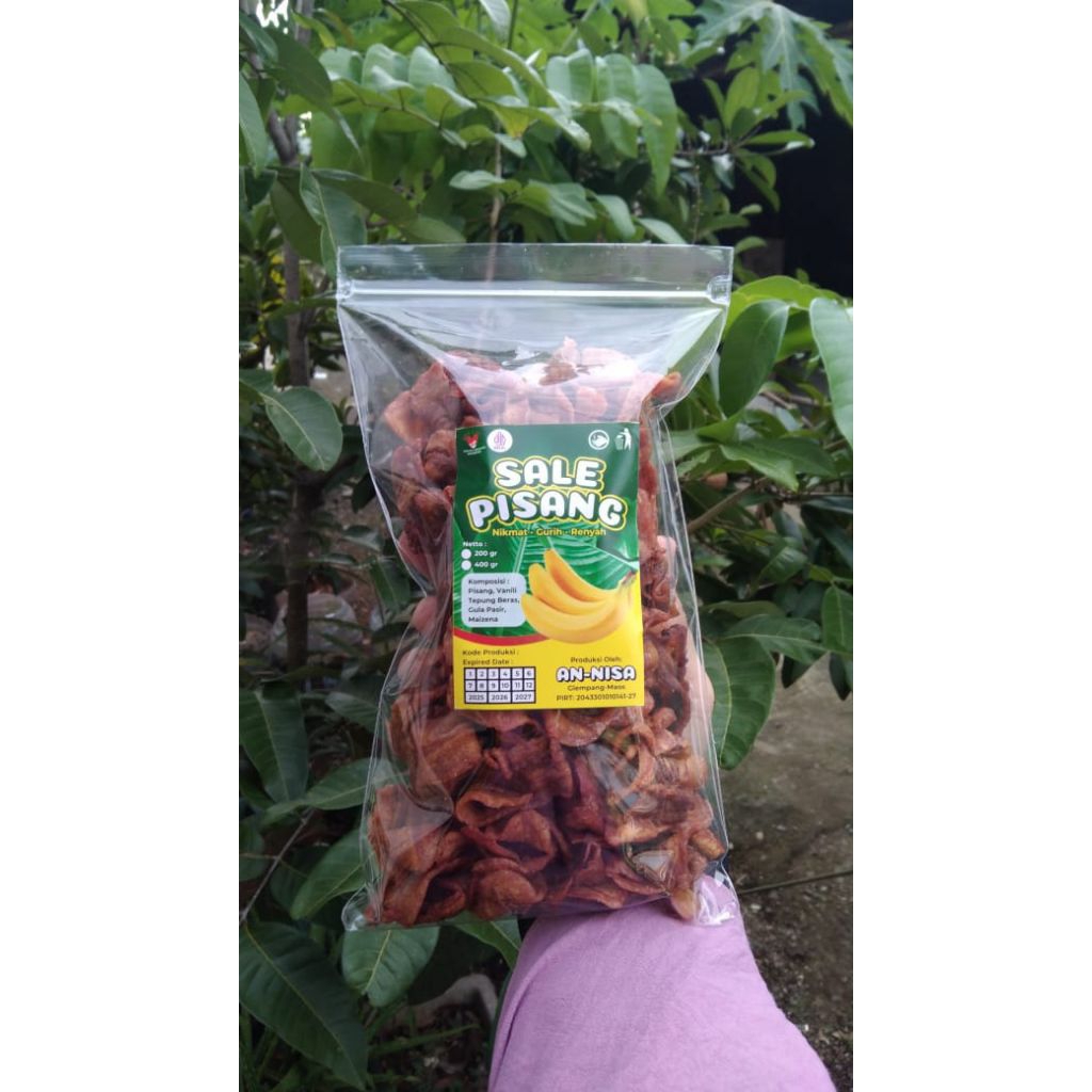 

Cemilan Sale Pisang Kering - Sale Gedang berkualitas khas Cilacap - Original 200gr