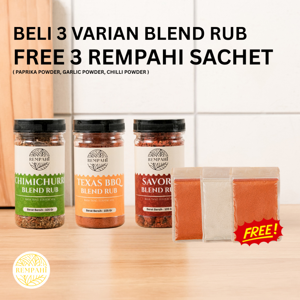 

Rempahi Bumbu Marinasi Serba Guna Rendah Kalori Rendah Lemak Spices 105 Gram