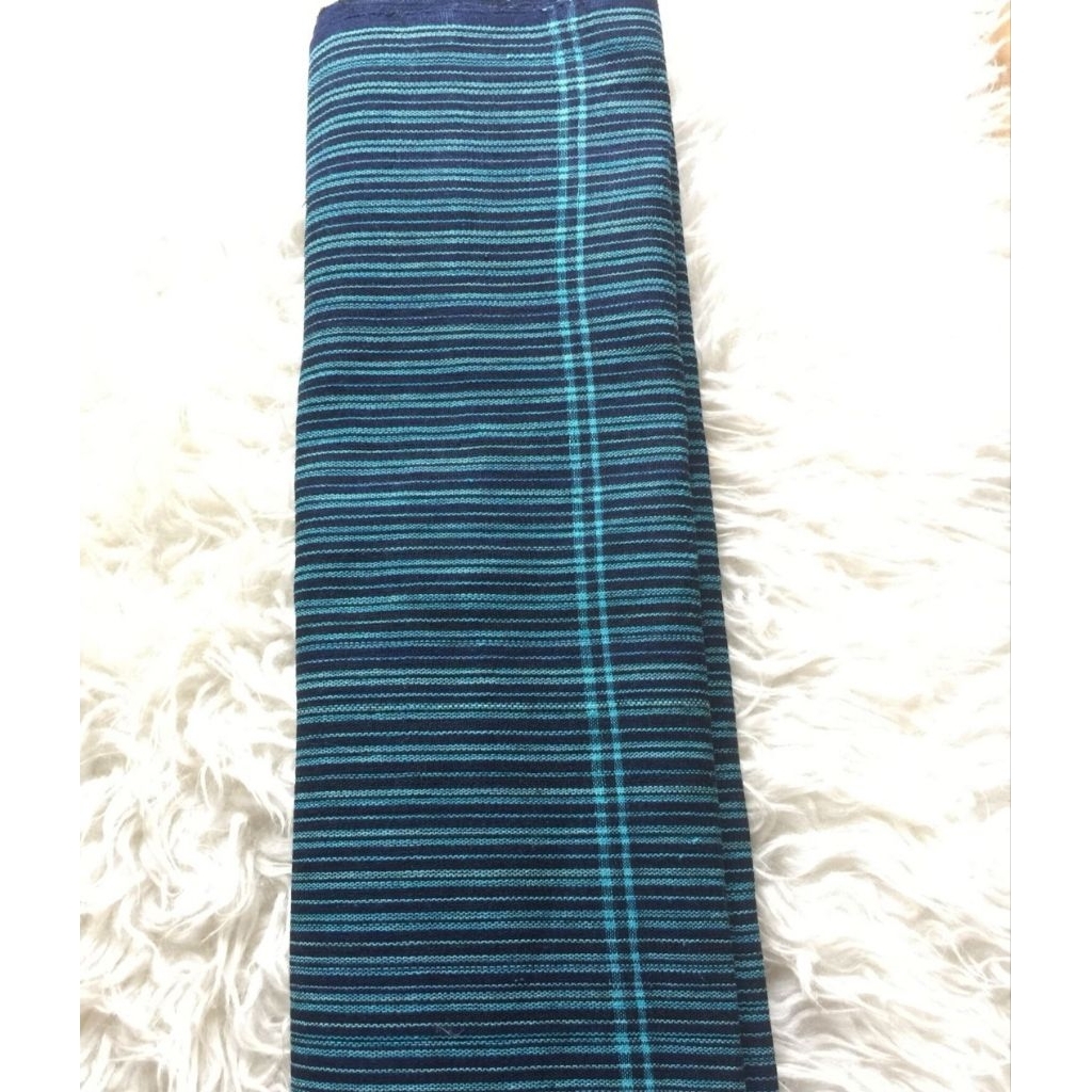 Jarik Gendong motif biru muda / jarik lurik tenun / jarik gendong jamu / jarik lurik atbm
