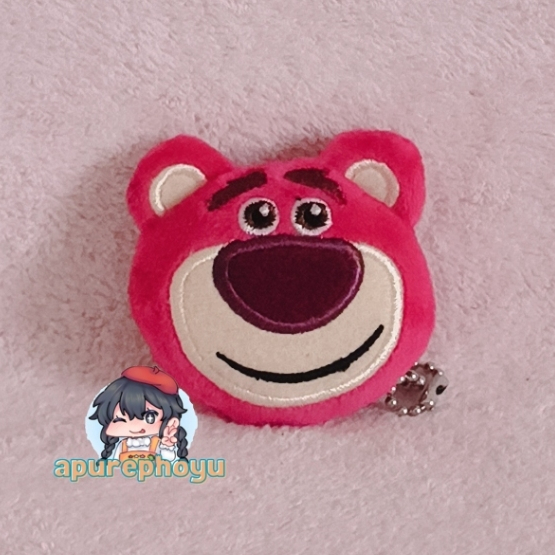 Gantungan Boneka Pin Disney Toy Story 4 Lotso Head Tokyo Disney Resort Super Mini Ball Chain Pin Plu