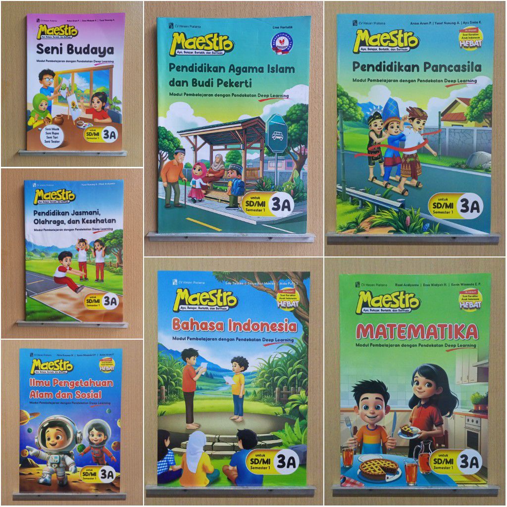 LKS Maestro Kelas 3a 3b SD/MI Semester 1, Semester 2 2025/2026