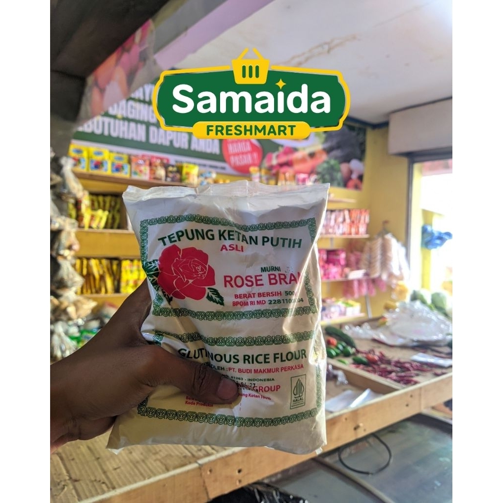 

Tepung Ketan Putih Rose Brand 500gr – Halus & Lengket Pas untuk Kue Tradisional