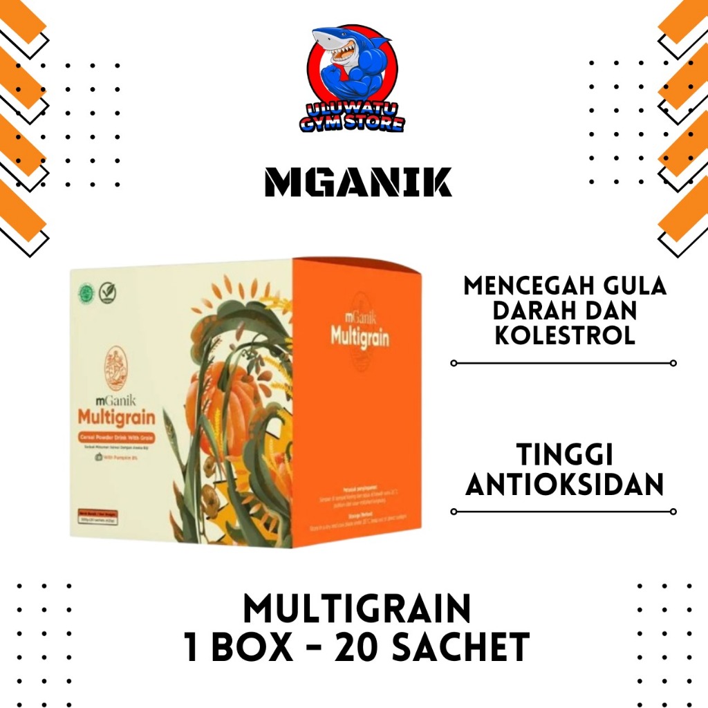

mGanik Multigrain 500gr - 20 sachet Sarapan Cocok untuk Diabetes