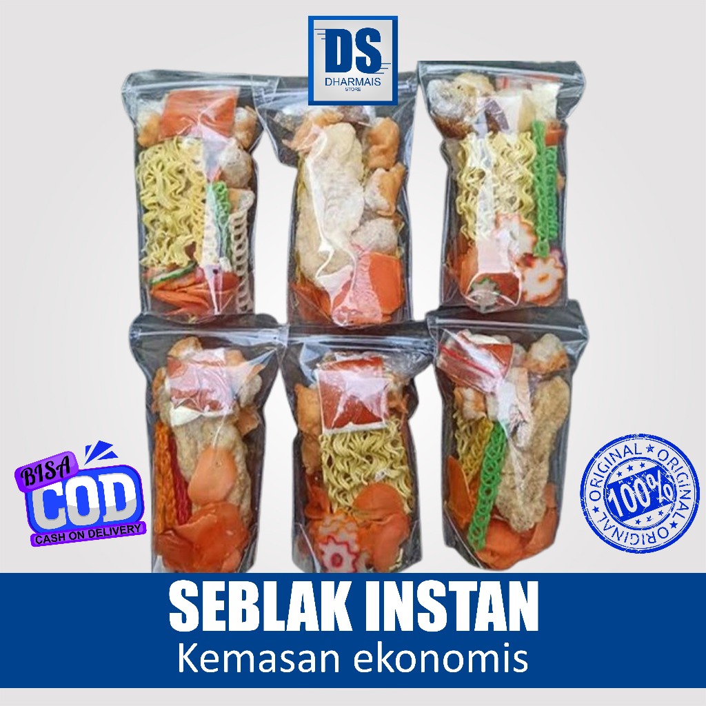

SEBLAK INSTAN KERUPUK MIE GURIH DAN PEDAS / SEBLAK INSTAN - DHARMAIS STORE