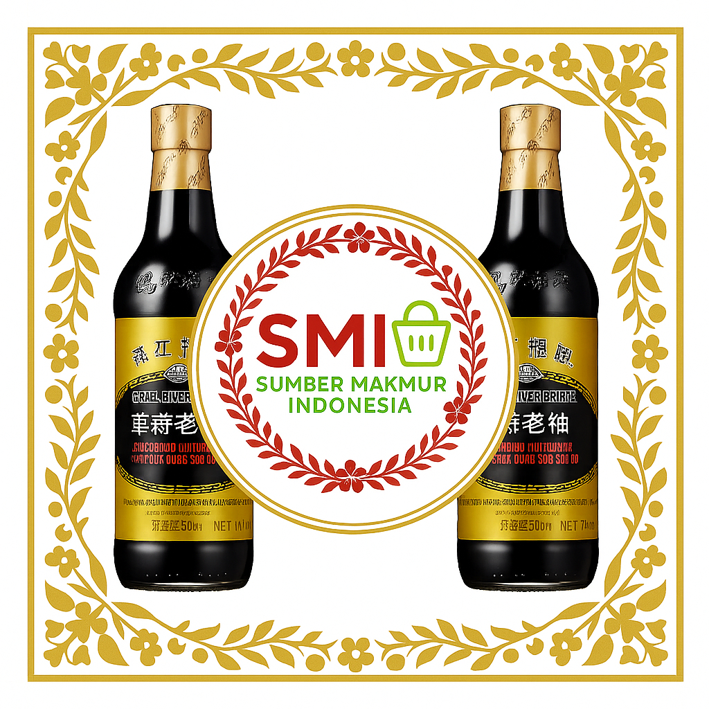 

Pearl River Bridge Mushroom Soy Sauce 600ml / Kecap Asin Rasa Jamur / Soy Sauce 600ml - Eceran