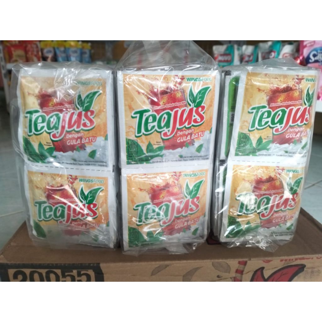 

TEA JUS GULA BATU 7gr RENCENG ( Isi 10sachet)