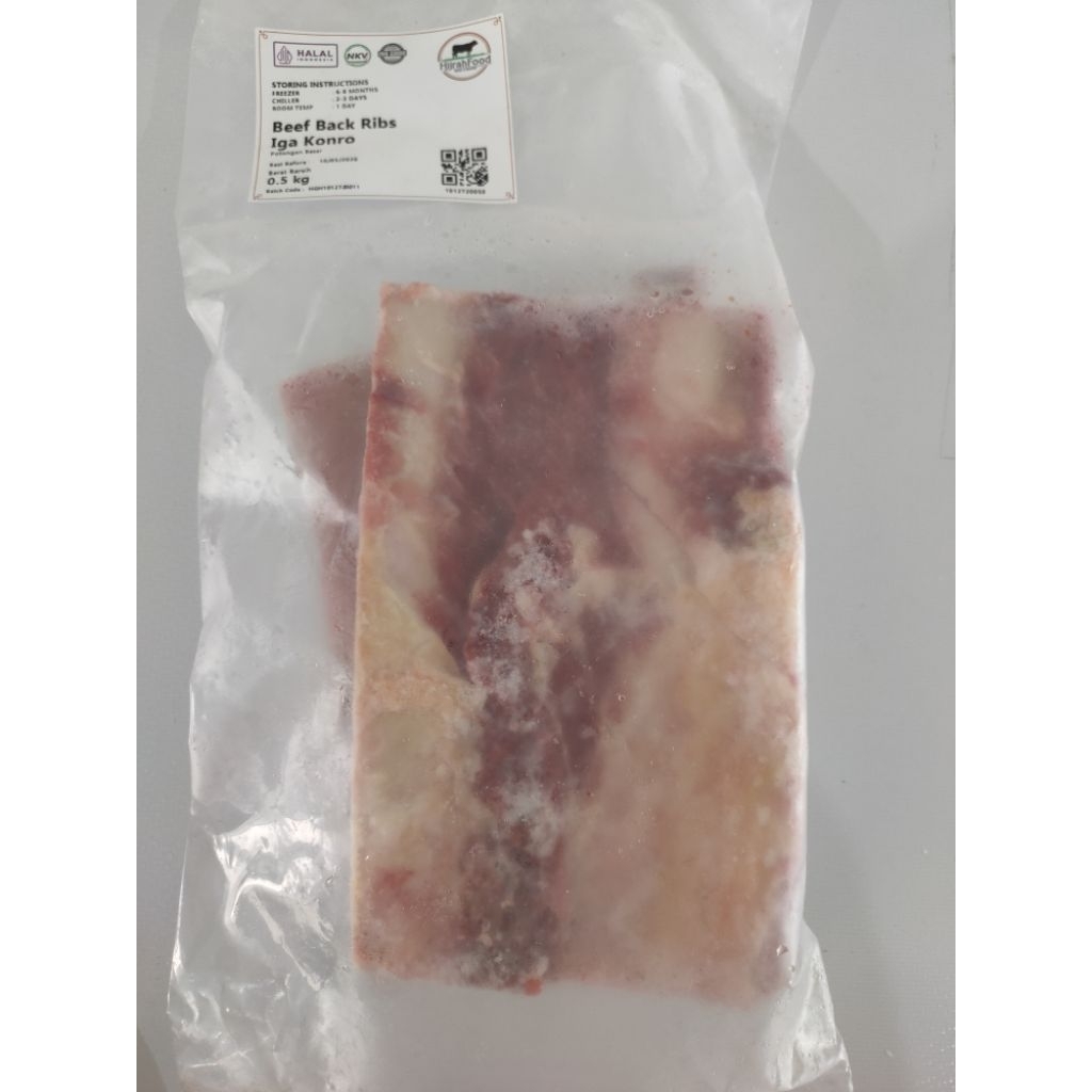 

Beef Back Ribs Iga Konro 0,5 kg
