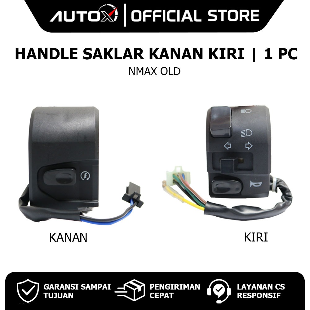 Handle Saklar Kanan Kiri Untuk Motor NMax Old Lama Variasi Dim Starter Klakson Lampu Depan Jauh Deka
